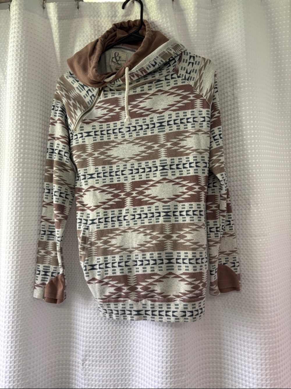 AMPERSAND AVE Dusty Rose Cowl Neck Sweater